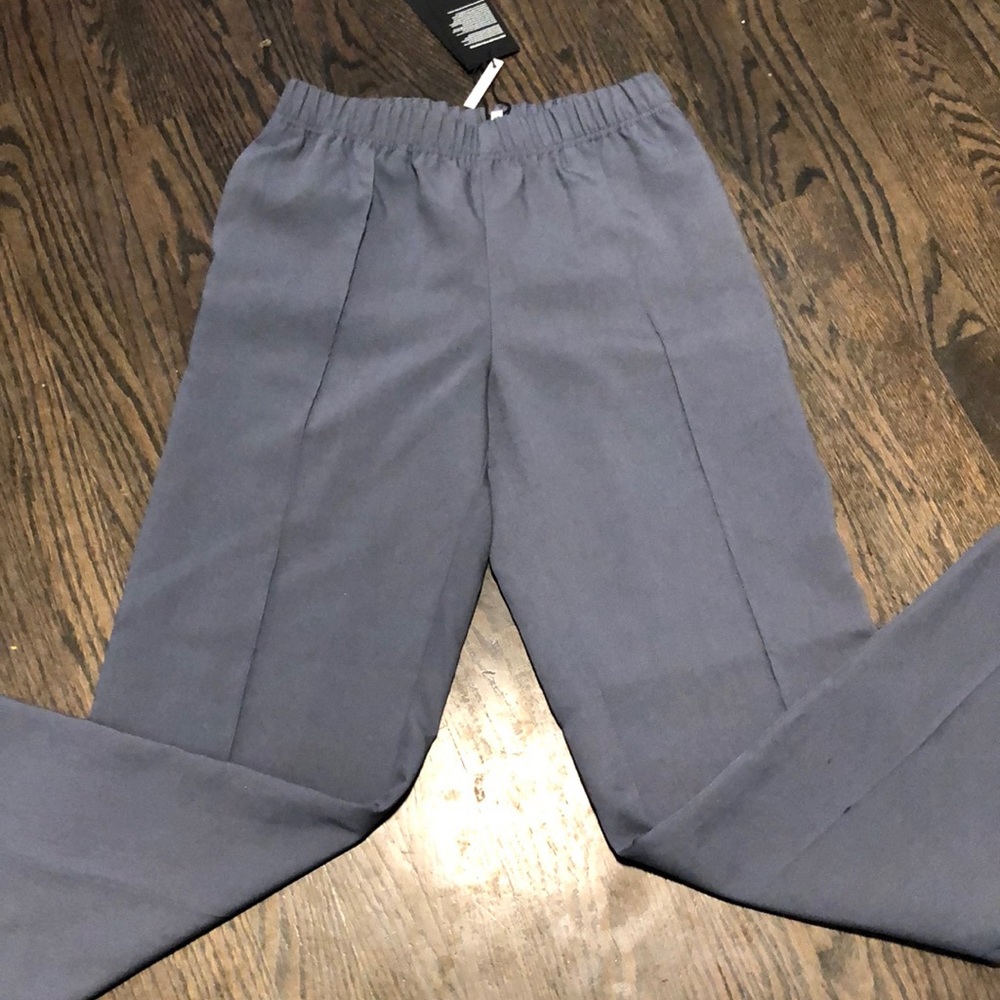 NWT gray pull on pants